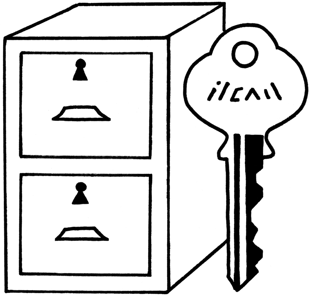 filing cabinet key